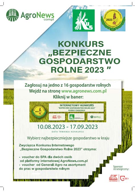 Konkurs Bezpieczne Gospodarstwo Rolne 2023 Gmina Leżajsk Portal