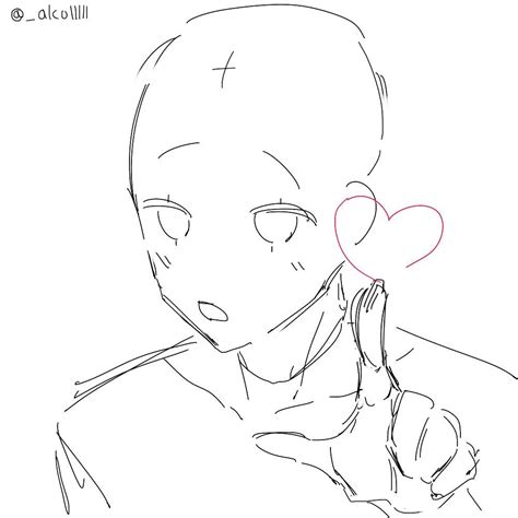 Drawing Template Poses Social Media Template