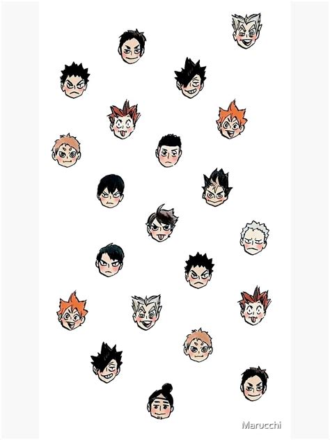 Haikyuu Poster For Sale By Marucchi Redbubble