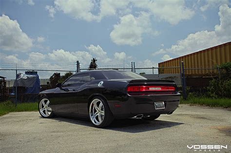 Vip Appearance Of Black Dodge Challenger Rt With Custom Goodies