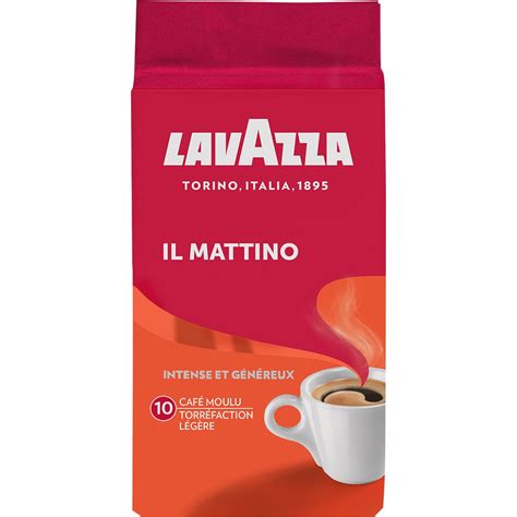 Il Mattino café mezcla molido intensidad 10 paquete 250 g LAVAZZA