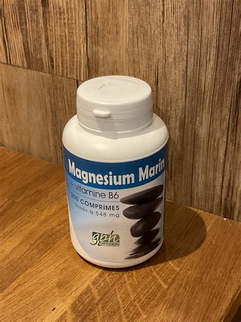 Magnesium marin b6 comprimés 150 g Peps Aroma Locavor fr