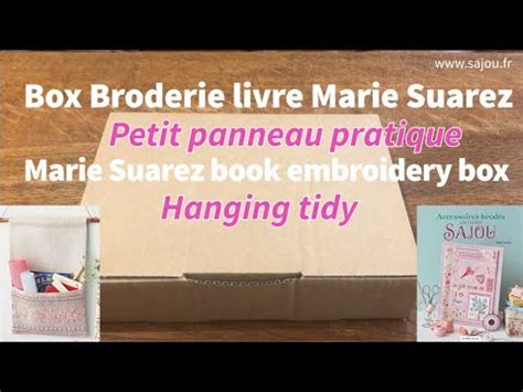 Box Broderie Panneau Pratique Univers Sajou Embroidery Box Marie