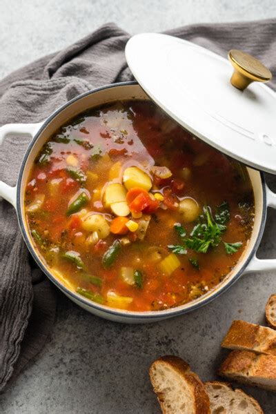 45 Minute Vegetable Soup The Stay At Home Chef