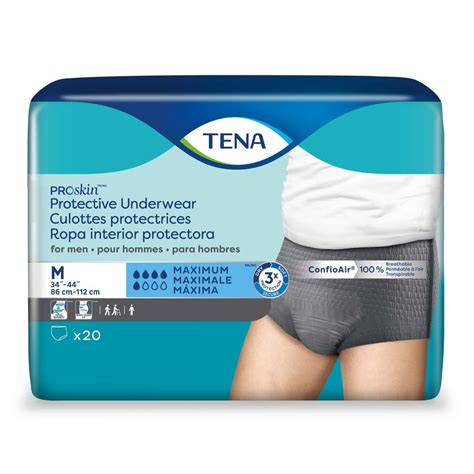 Tena 73530 Proskin™ Maximum Absorbency Underwear Size Large 45 57 Inner Good