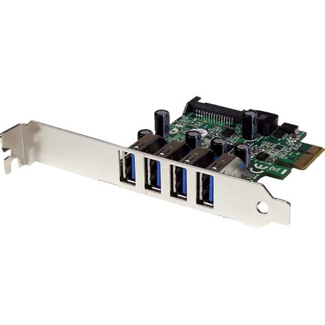 4 Port Pci Express Pcie Superspeed Usb 3 0 Controller Card Adapter With Uasp