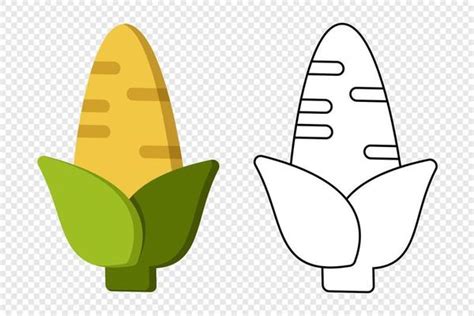 Corn Outline Vector Art, Icons, and Graphics for Free Download