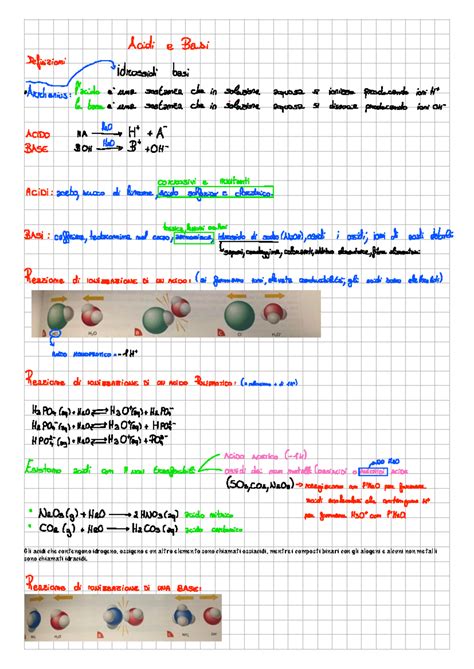 Acidi E Basi 2 Acido E Basi Con Appunti Chimica Analitica E