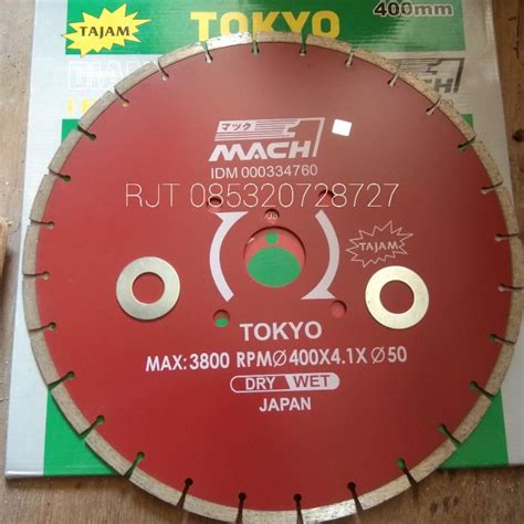 Jual Diamond Cutting Wheel 16 Inch Tokyo Wet Dry Ll Mata Potong