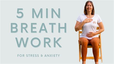 5 Min Breath Work For Stress And Anxiety Reduction 4 7 8 Breathing Technique To Calm Down Anytime