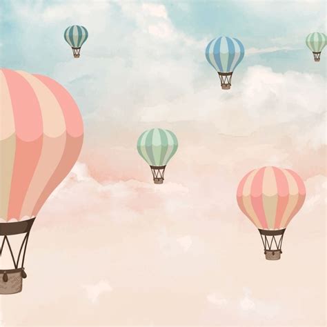 Buy Air Balloon Wallpaper at Moon Kids Home