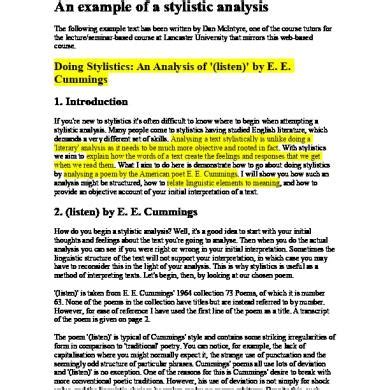 Stylistic Analysis Of Somerset Maughams Mr Know All 6klzk1omgylg