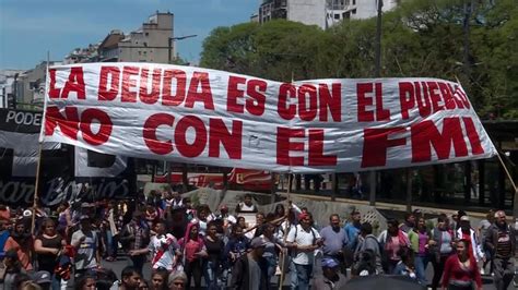 Movimientos Sociales Se Manifiestan Contra El Fmi En Argentina Afp