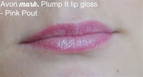 Avon Mark. Plump It Lip Gloss - Pink Pout swatch - Beauty by Miss L
