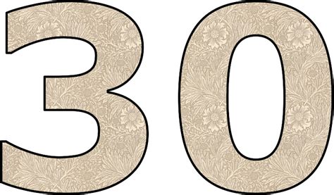 О числе 30 – тридцать, математические свойства, перевод, склонение и ...