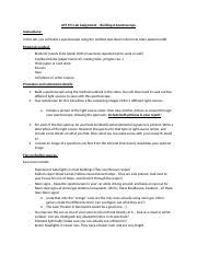 Astronomy 151 Lab Spectra Part 2 Building A Spectroscope 1 Docx