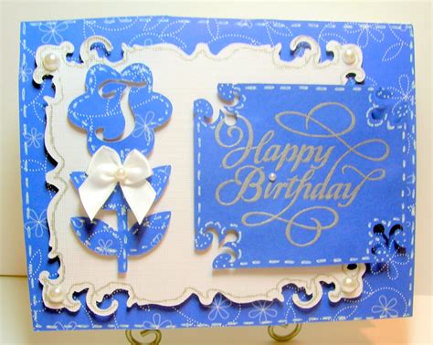 Bountiful Blessings Blue Birthday Greetings