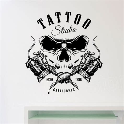 Vinyl Wall Art Salon Wall Decals TATTOO Studio Room Decoration Self ...