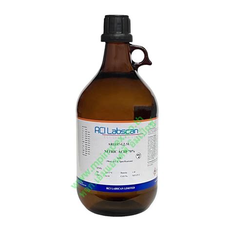 RCI Labscan NITRIC ACID 70 2 5 ลตร M P IMPEX นำเขาและจำหนาย