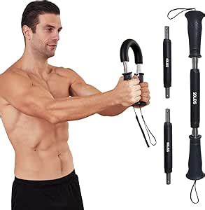 Hotwave Portable Power Twister Bar Foldable Spring Workout Bars