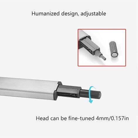 Pcs Push To Open Aimant Poussoir Porte Placard Loquet Magnetique