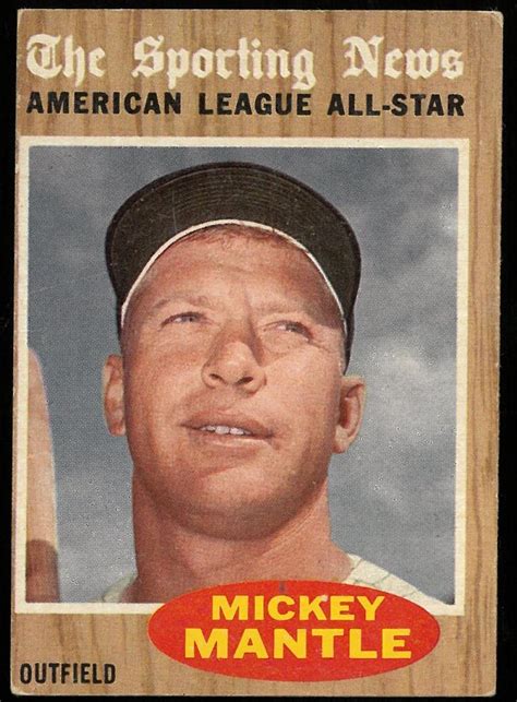 Lot Detail Mickey Mantle Topps All Star