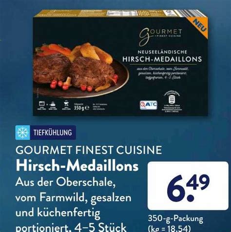 Gourmet Finest Cuisine Hirsch Medaillons Angebot Bei Aldi S D