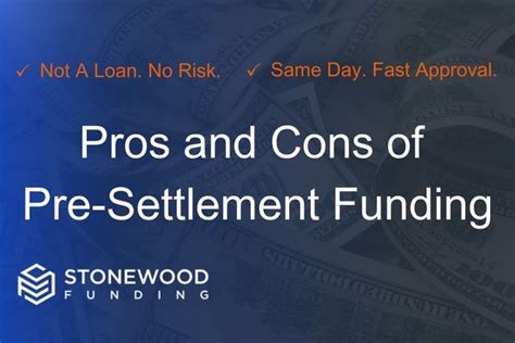 Pros And Cons Of Pre Settlement Funding No Win No Pay