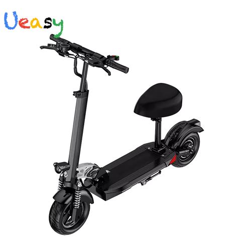 10 Inch Electric Scooter 48v10ah Removable Battery Foldable Electric Scooter Adult China