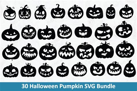 Halloween Pumpkin Svg Bundle By Svgdesigns U Thehungryjpeg