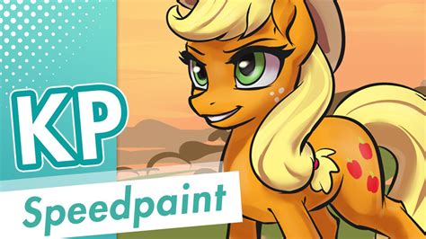 Speedpaint 03 Applejack Youtube