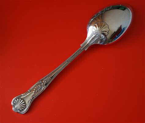 Pair Of Vintage Epns A Kings Pattern Serving Spoons Antiques To Buy