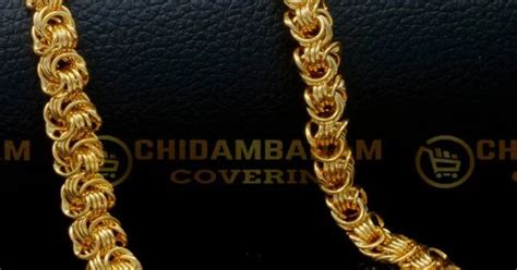 Buy Trendy Mens Heavy Gold Chain Design Original Gold Plated Jewelry