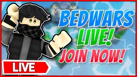 Roblox BEDWARS LIVE Custom Matches Playing Bedwars Live With Viewers