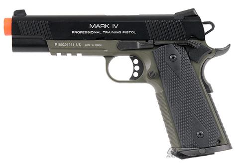 KWA M1911 Mark IV PTP GBB Airsoft Pistol OD Green