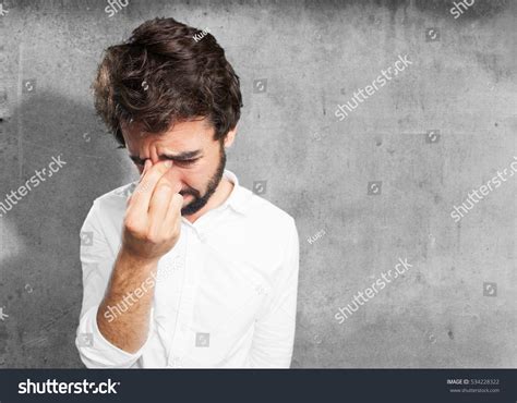 Young Funny Man Crying. Sad Expression Stock Photo 534228322 : Shutterstock