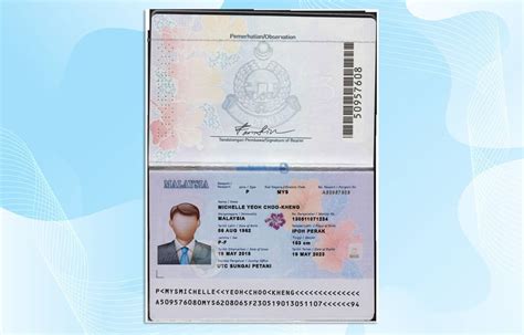 Malaysia Passport Template V1 Psd Photoshop File