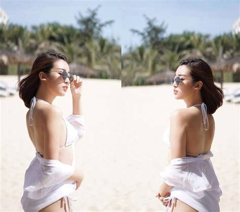 Đỗ Mỹ Linh nóng bỏng với bikini mảnh fan nhận xét Bức ảnh hở nhất từ trước đến giờ