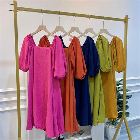 Jual Bahan Kringkel Air Flow Tunik Delivia / Tunic Kirana Dres Terusan