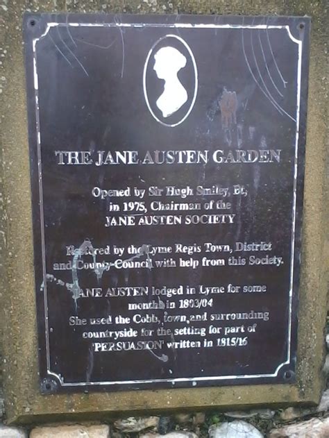 The Jane Austen Garden In Lyme Regis Jane Austen Becoming Jane Jane