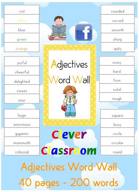 Adjectives Word Wall Cover Image Flickr Photo Sharing