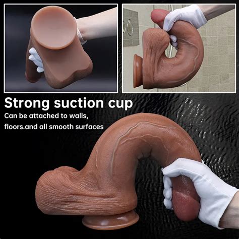 13 38Inch Ultra Lifelike Liquid Silicone Big Dildo Hugedildo