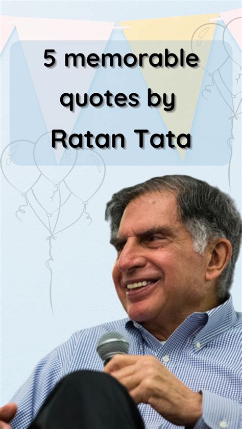 Read Ratan Tata’s top quotes on his birthday! - Markets News | The ...