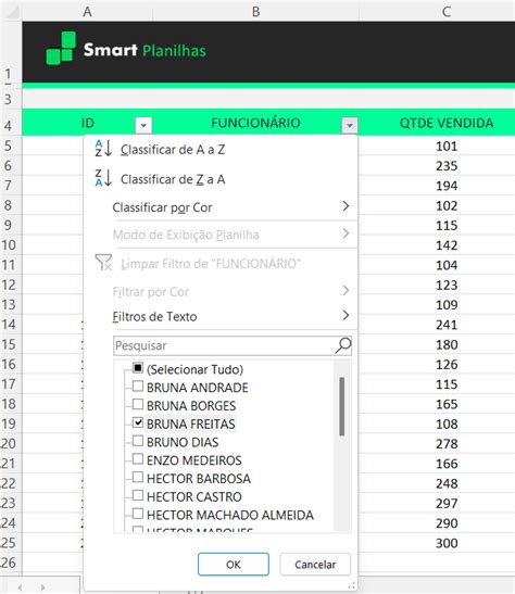 Como Selecionar Filtro No Excel Image To U