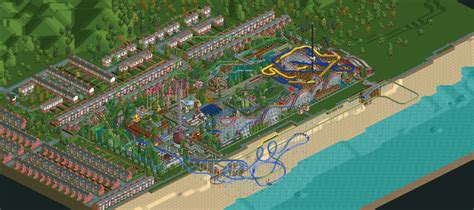 Rollercoaster Tycoon Bumbly Beach Complete Park Coaster