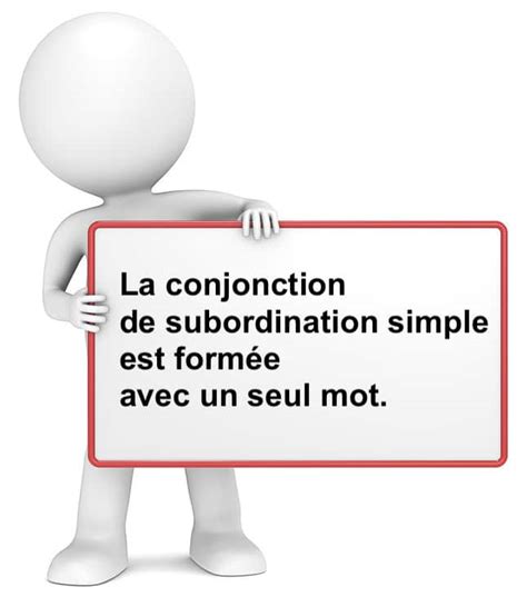 La Conjonction De Subordination Simple Exercices Cours Fiche