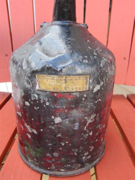 Vintage 1 Gallon Safety Gas Can Geo W Diener Mfg Service Gas Station