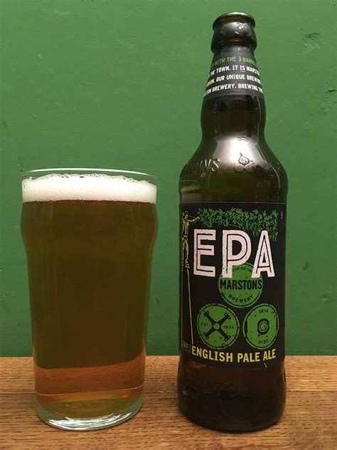 Epa English Pale Ale From The Marstons Brewery In The Uk Not Overly