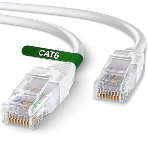 Newo Cable De Red Cat De Metros Rj Lan Blanco Falabella