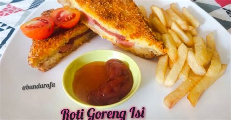 Resep Roti Goreng Isi Sarapan Ala Bule Oleh Bundarafa Cookpad